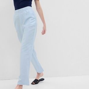 GAP light blue linen/cotton pants